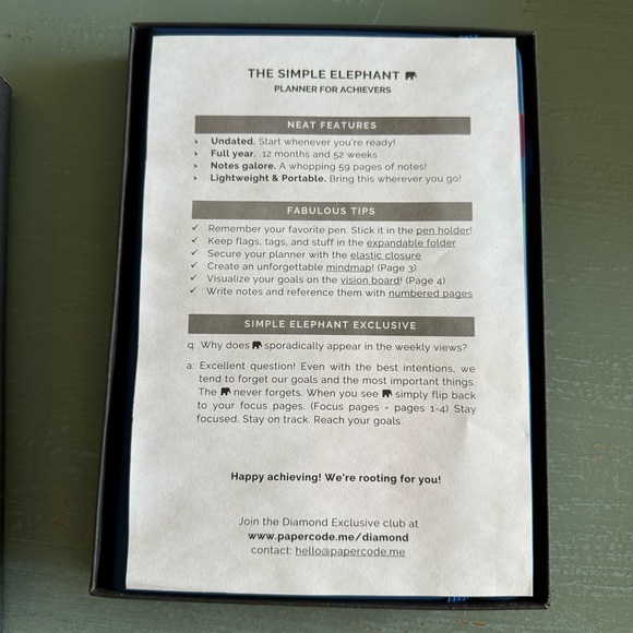 The Simple Elephant 🐘 Planner for Achievers #crossposted - Picture 2 of 4